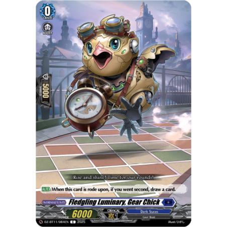 Vanguard_TCG_card_DZ-BT11_084EN_C_Fledgling_Luminary_Gear_Chick_Symphony_of_Might_Bloom