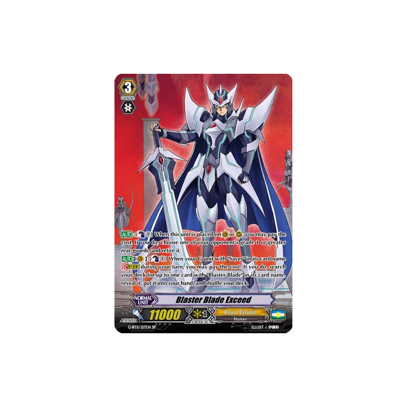 Vanguard_TCG_card_G-BT11_S17EN_SP_Blaster_Blade_Exceed_Demonic_Advent