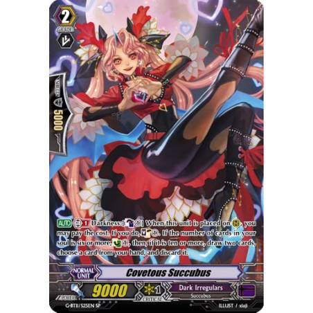 Vanguard_TCG_card_G-BT11_S25EN_Covetous_Succubus_Demonic_Advent