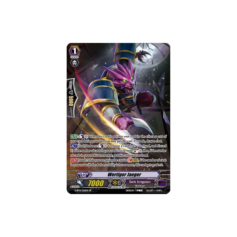 Vanguard_TCG_card_G-BT11_S26EN_Wertiger_Jaeger_Demonic_Advent