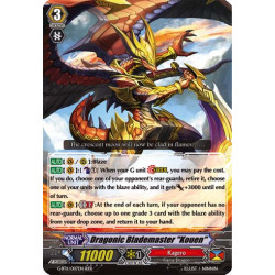 Vanguard_TCG_card_G-BT11_007EN_RRR_Dragonic_Blademaster_Kouen_Demonic_Advent