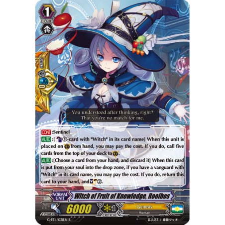 Vanguard_TCG_card_G-BT11_031EN_R_Witch_of_Fruit_of_Knowledge_Rooibos_Demonic_Advent