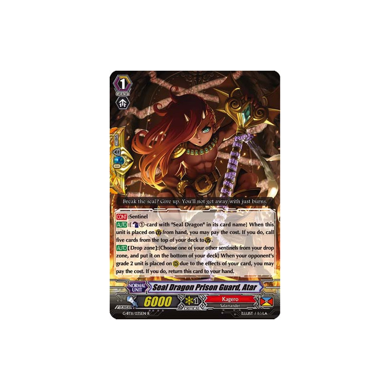 Vanguard_TCG_card_G-BT11_035EN_R_Seal_Dragon_Prison_Guard_Atar_Demonic_Advent
