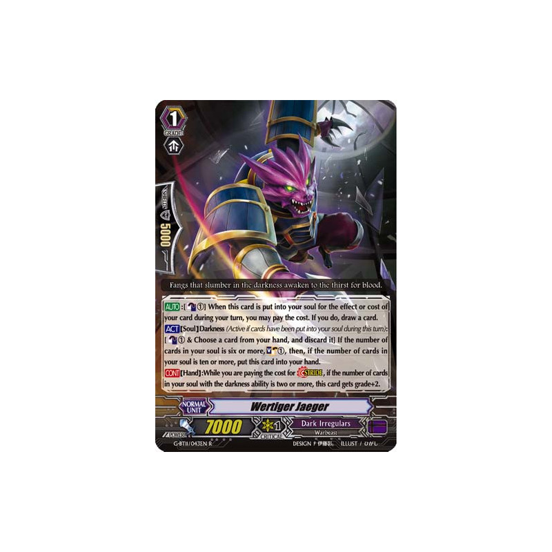Vanguard_TCG_card_G-BT11_043EN_R_Wertiger_Jaeger_Demonic_Advent
