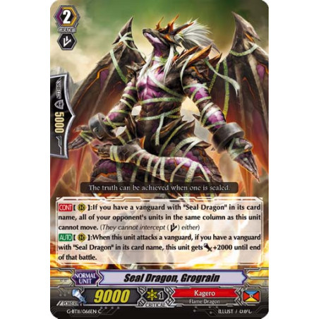 Vanguard_TCG_card_G-BT11_066EN_C_Seal_Dragon_Grograin_Demonic_Advent