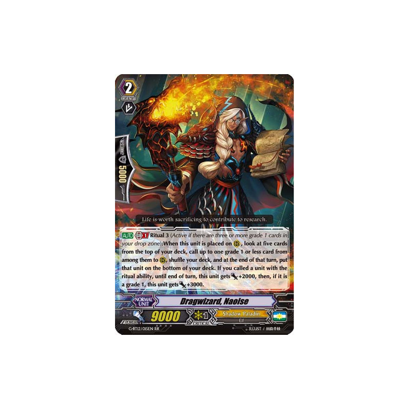 Vanguard_TCG_card_G-BT12_015EN_RR_Dragwizard_Naoise_Dragon_King_s_Awakening