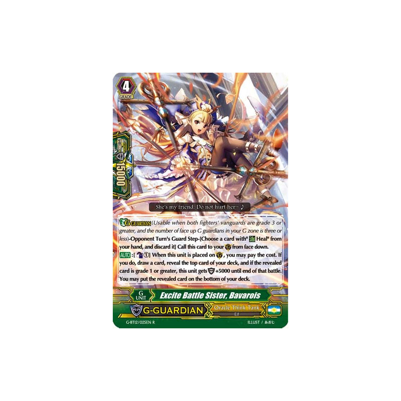 Vanguard_TCG_card_G-BT12_025EN_R_Excite_Battle_Sister_Bavarois_Dragon_King_s_Awakening