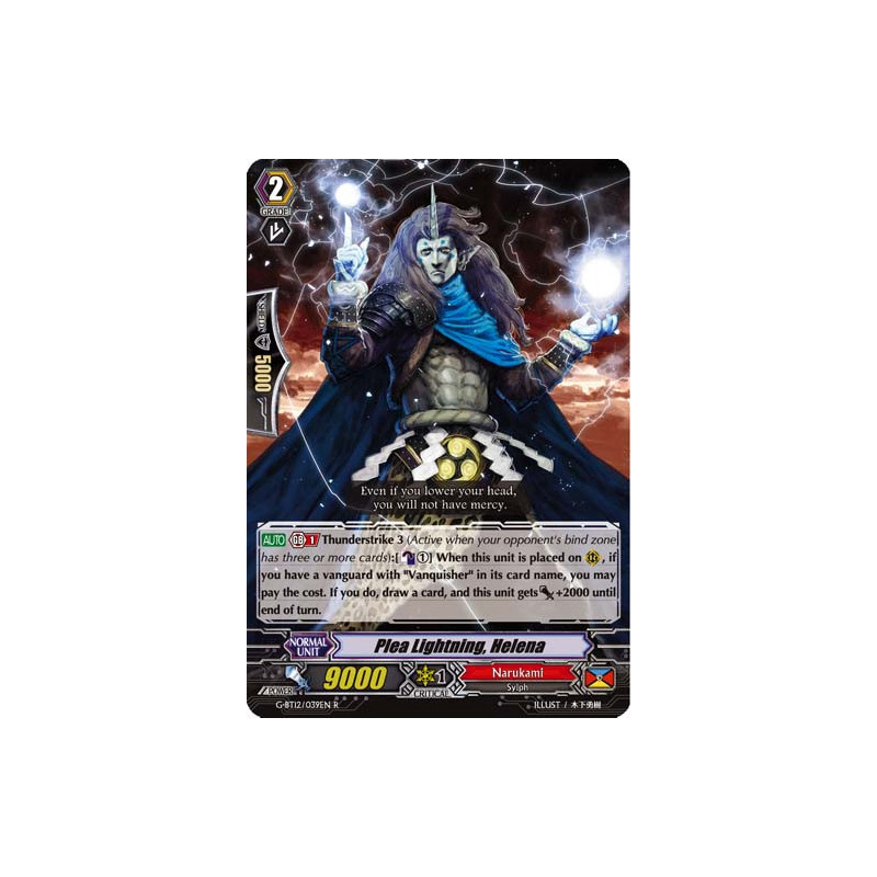 Vanguard_TCG_card_G-BT12_039EN_R_Plea_Lightning_Helena_Dragon_King_s_Awakening