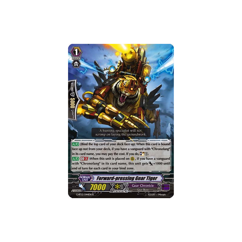 Vanguard_TCG_card_G-BT12_044EN_R_Forward-pressing_Gear_Tiger_Dragon_King_s_Awakening