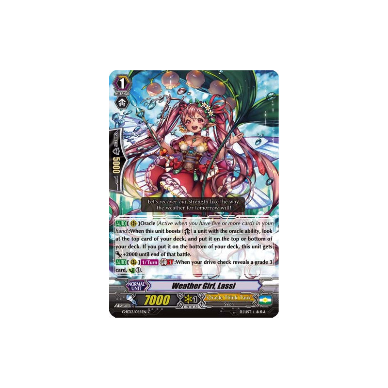 Vanguard_TCG_card_G-BT12_054EN_C_Weather_Girl_Lassi_Dragon_King_s_Awakening