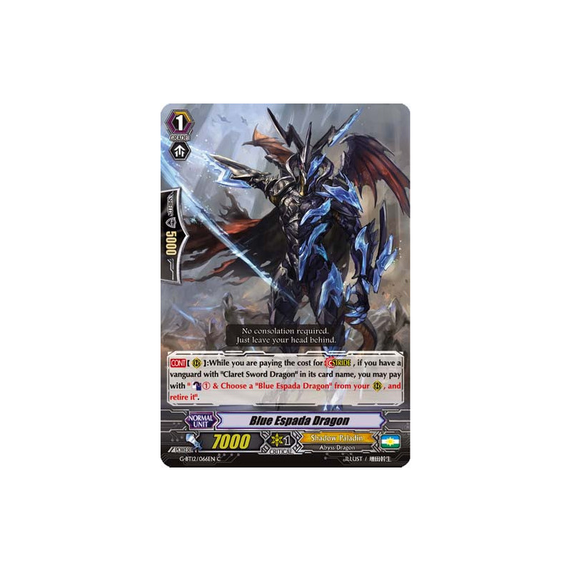Vanguard_TCG_card_G-BT12_066EN_C_Blue_Espada_Dragon_Dragon_King_s_Awakening
