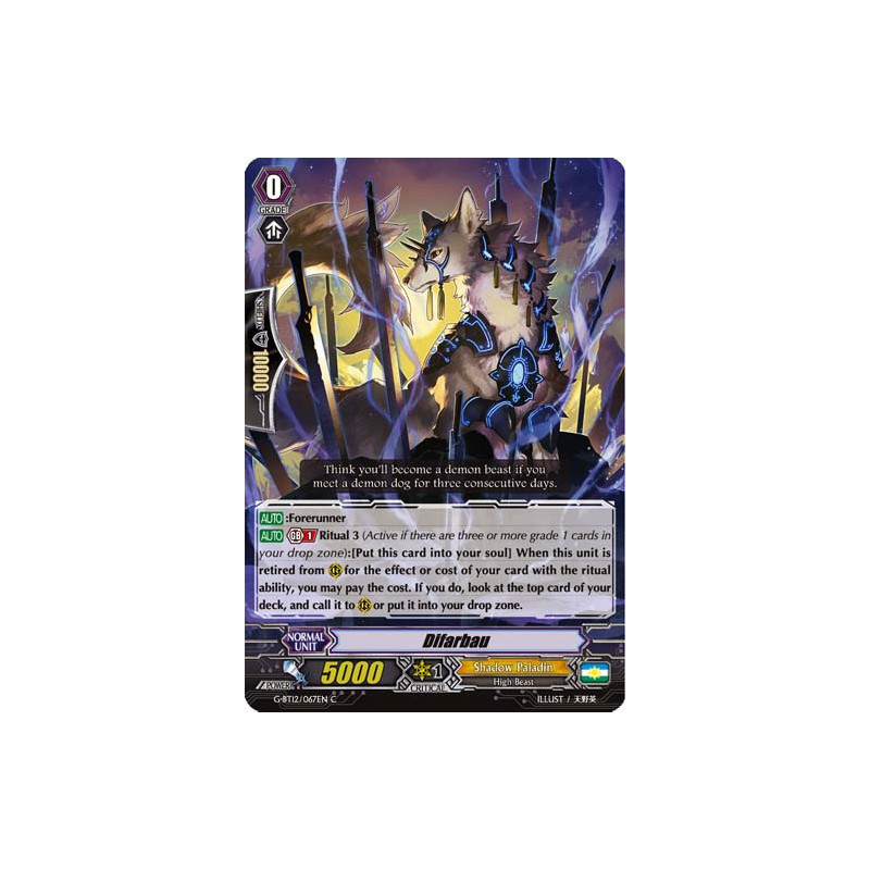 Vanguard_TCG_card_G-BT12_067EN_C_Difarbau_Dragon_King_s_Awakening