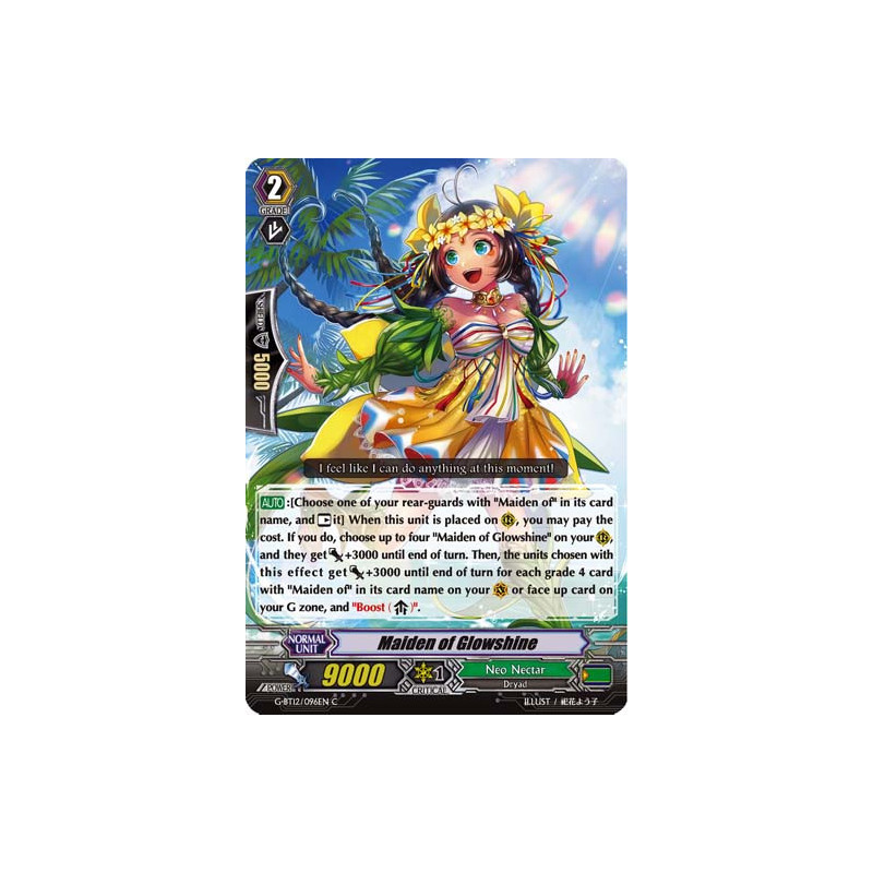 Vanguard_TCG_card_G-BT12_096EN_C_Maiden_of_Glowshine_Dragon_King_s_Awakening