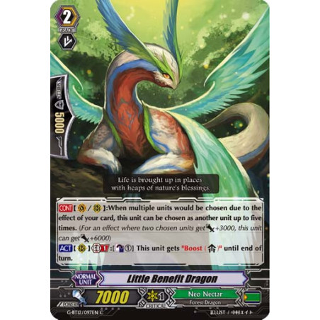 Vanguard_TCG_card_G-BT12_097EN_C_Little_Benefit_Dragon_Dragon_King_s_Awakening