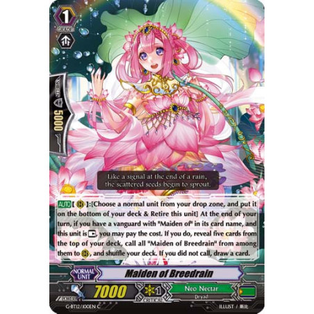 Vanguard_TCG_card_G-BT12_100EN_C_Maiden_of_Breedrain_Dragon_King_s_Awakening