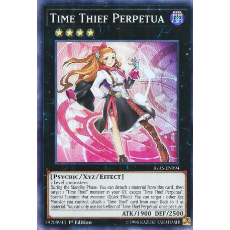 3x Time Thief Perpetua Ultra Rare GFTP-EN065 1st Edition NM 