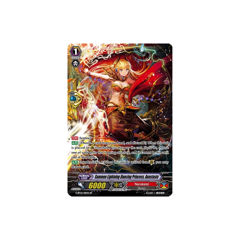 Vanguard_TCG_card_G-BT12_S11EN_SP_Summon_Lightning_Dancing_Princess_Anastasia_Dragon_King_s_Awakening