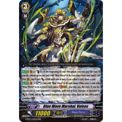 Vanguard_TCG_card_G-BT13_013EN_RRR_Blue_Wave_Marshal_Valeos_Ultimate_Stride