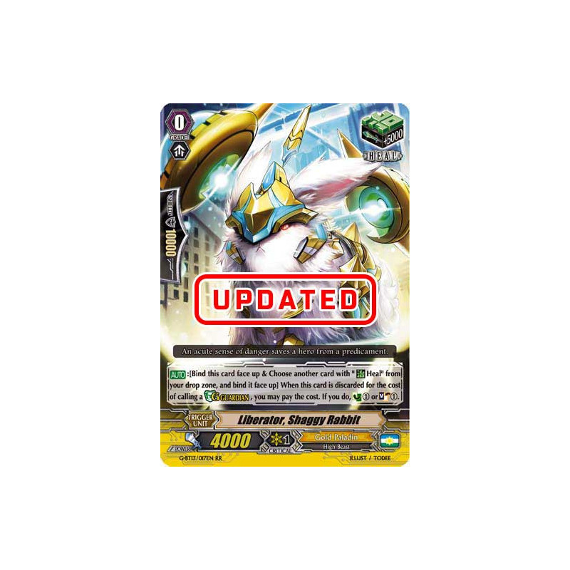Vanguard_TCG_card_G-BT13_017EN_RR_Liberator_Shaggy_Rabbit_Ultimate_Stride