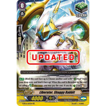 Vanguard_TCG_card_G-BT13_017EN_RR_Liberator_Shaggy_Rabbit_Ultimate_Stride