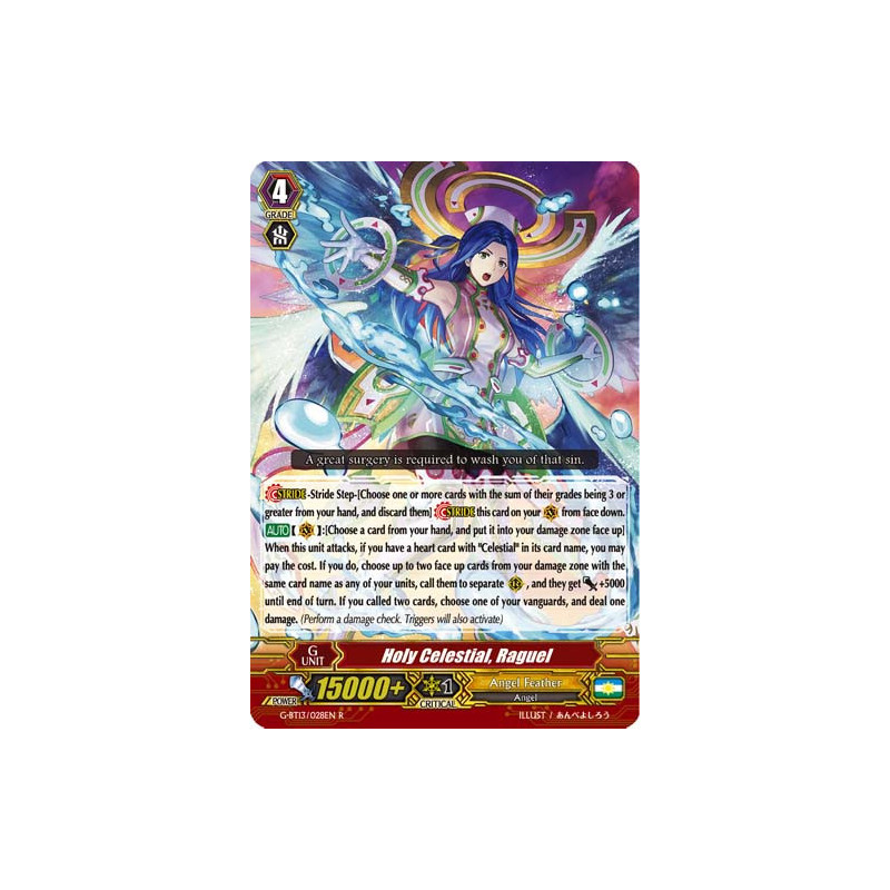 Vanguard_TCG_card_G-BT13_028EN_R_Holy_Celestial_Raguel_Ultimate_Stride