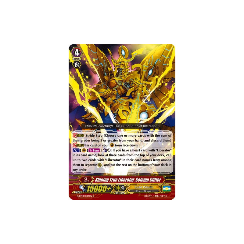 Vanguard_TCG_card_G-BT13_033EN_R_Shining_True_Liberator_Solemn_Glitter_Ultimate_Stride