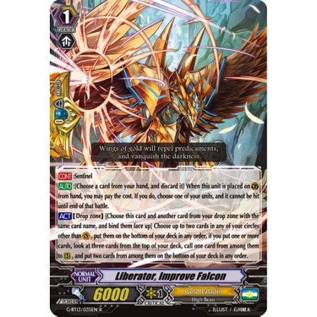 Vanguard_TCG_card_G-BT13_035EN_R_Liberator_Improve_Falcon_Ultimate_Stride