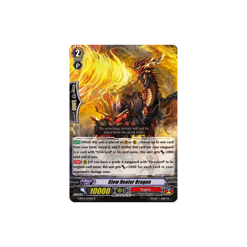 Vanguard_TCG_card_G-BT13_037EN_R_Glow_Heater_Dragon_Ultimate_Stride