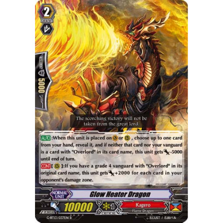 Vanguard_TCG_card_G-BT13_037EN_R_Glow_Heater_Dragon_Ultimate_Stride