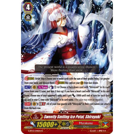 Vanguard_TCG_card_G-BT13_041EN_R_Sweetly_Smiling_Ice_Petal_Shirayuki_Ultimate_Stride