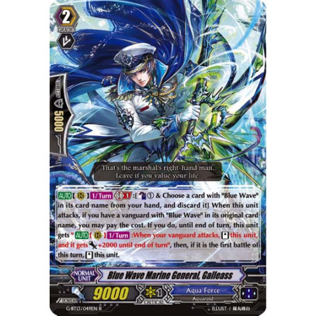 Vanguard_TCG_card_G-BT13_049EN_R_Blue_Wave_Marine_General_Galleass_Ultimate_Stride