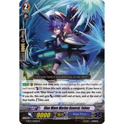 Vanguard_TCG_card_G-BT13_050EN_R_Blue_Wave_Marine_General_Foivos_Ultimate_Stride