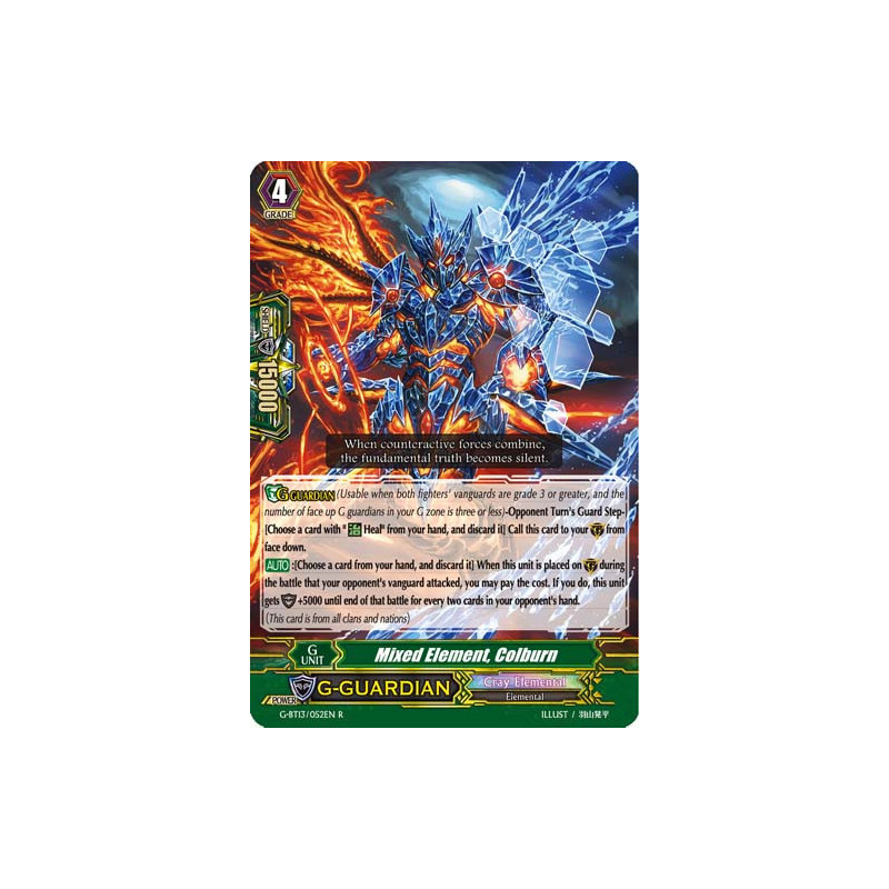 Vanguard_TCG_card_G-BT13_052EN_R_Mixed_Element_Colburn_Ultimate_Stride