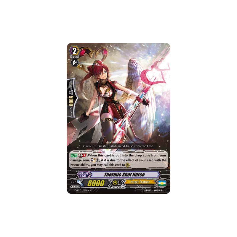 Vanguard_TCG_card_G-BT13_055EN_C_Thermic_Shot_Nurse_Ultimate_Stride