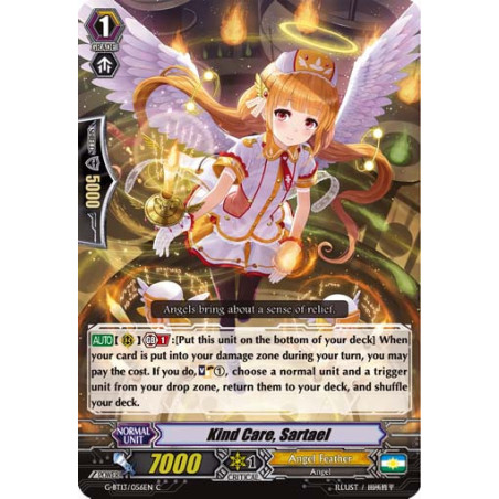 Vanguard_TCG_card_G-BT13_056EN_C_Kind_Care_Sartael_Ultimate_Stride