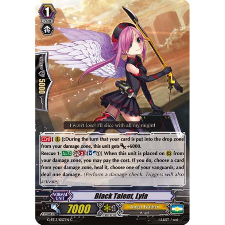 Vanguard_TCG_card_G-BT13_057EN_C_Black_Talent_Lyla_Ultimate_Stride