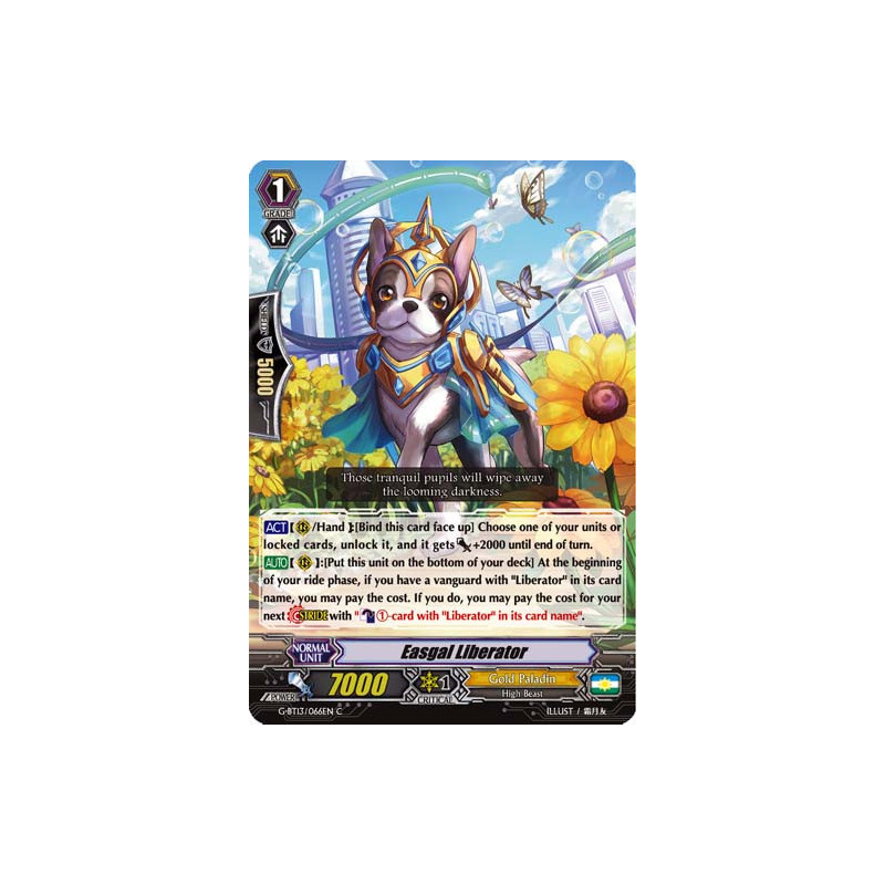 Vanguard_TCG_card_G-BT13_066EN_C_Easgal_Liberator_Ultimate_Stride