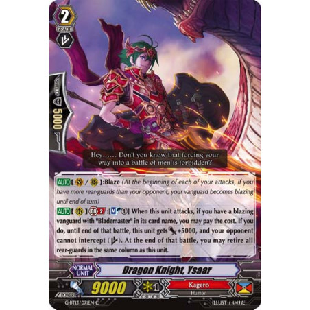 Vanguard_TCG_card_G-BT13_071EN_C_Dragon_Knight_Ysaar_Ultimate_Stride