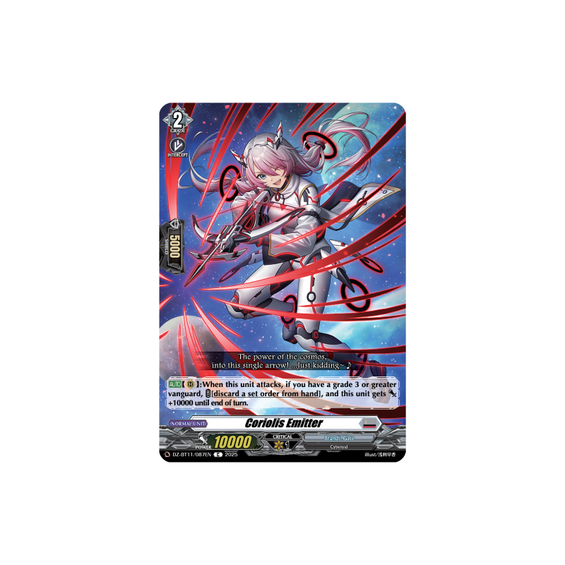 Vanguard_TCG_card_DZ-BT11_087EN_C_Coriolis_Emitter_Symphony_of_Might_Bloom