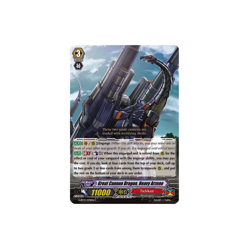 Vanguard_TCG_card_G-BT13_078EN_C_Great_Cannon_Dragon_Heavy_Arzene_Ultimate_Stride