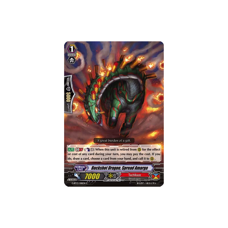 Vanguard_TCG_card_G-BT13_081EN_C_Buckshot_Dragon_Spread_Amarga_Ultimate_Stride