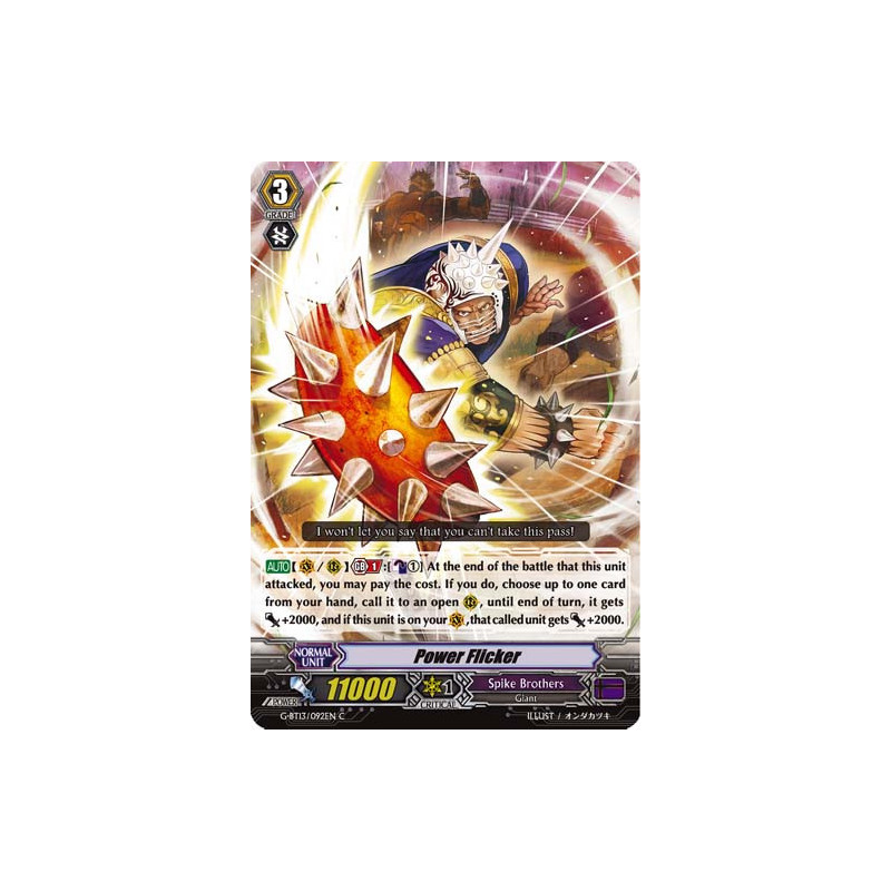 Vanguard_TCG_card_G-BT13_092EN_C_Power_Flicker_Ultimate_Stride