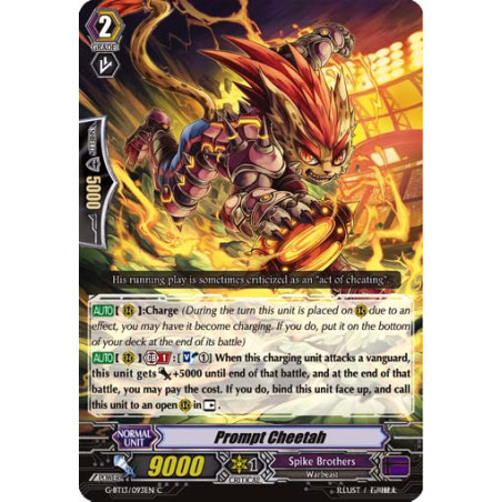 Vanguard_TCG_card_G-BT13_093EN_C_Prompt_Cheetah_Ultimate_Stride