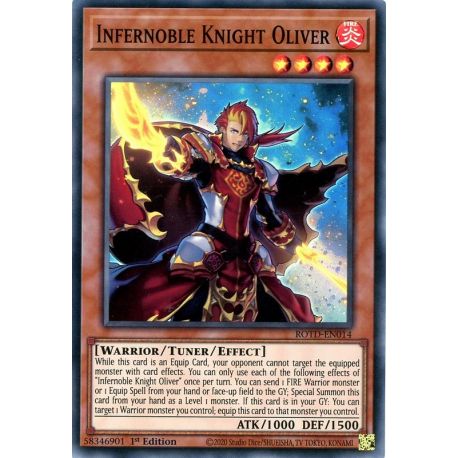 YGO ROTD-EN014 Infernoble Knight Oliver