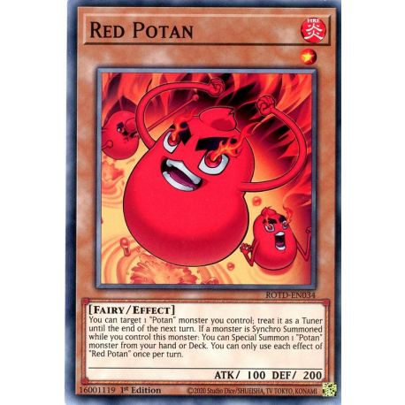 YGO ROTD-EN034 Potan Rouge  / Red Potan