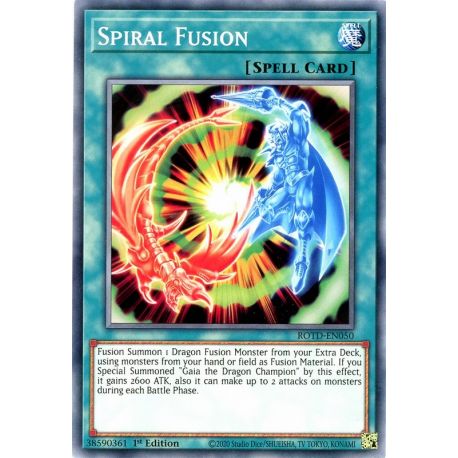 YGO ROTD-EN050 Spiral Fusion