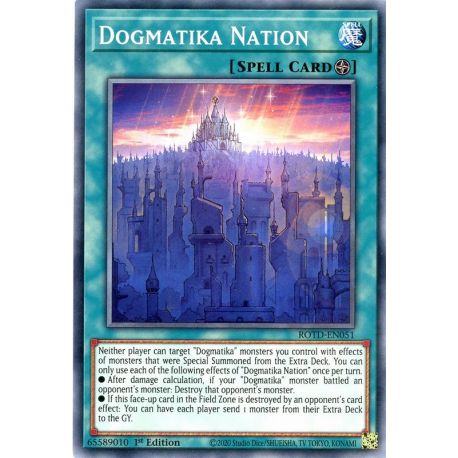 YGO ROTD-EN051 Nation Dogmatika  / Dogmatika Nation