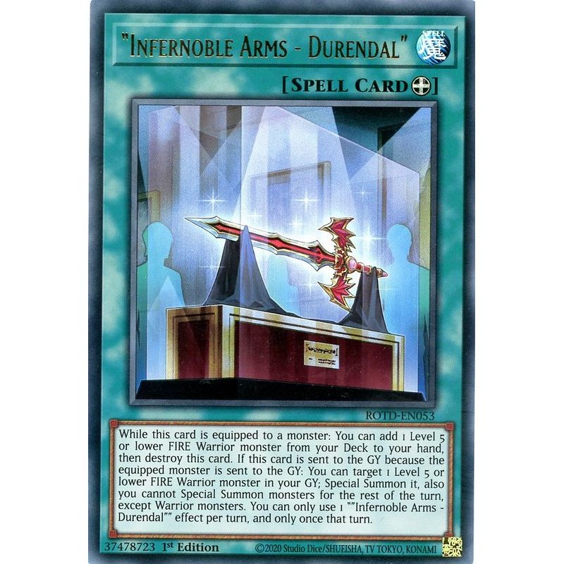 ROTD-EN053 Infernoble Arms - Durendal Rise of the Duelist - Card Yu-gi