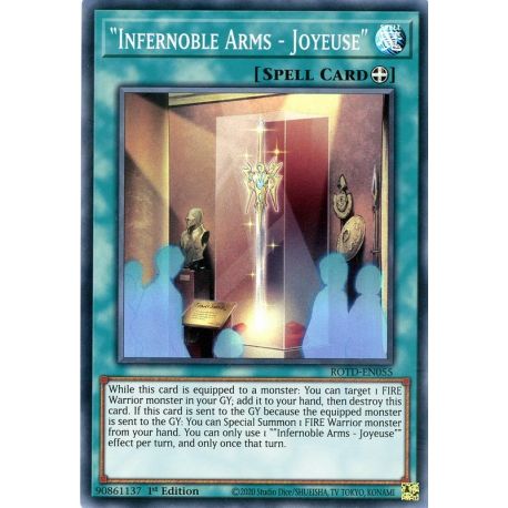 YGO ROTD-EN055 Armes Nobles Inferno - Joyeuse  / Infernoble Arms - Joyeuse