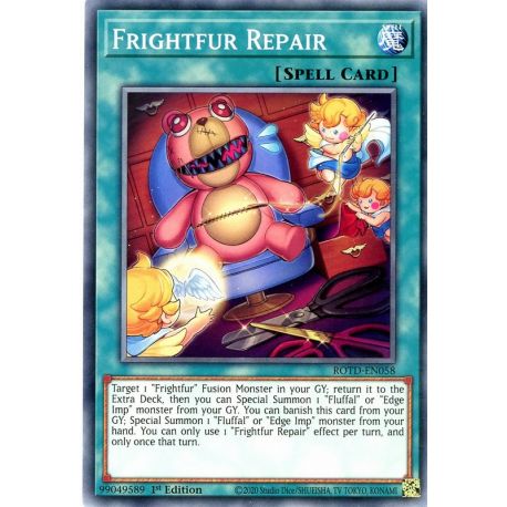 YGO ROTD-EN058 Réparation Frourreur  / Frightfur Repair